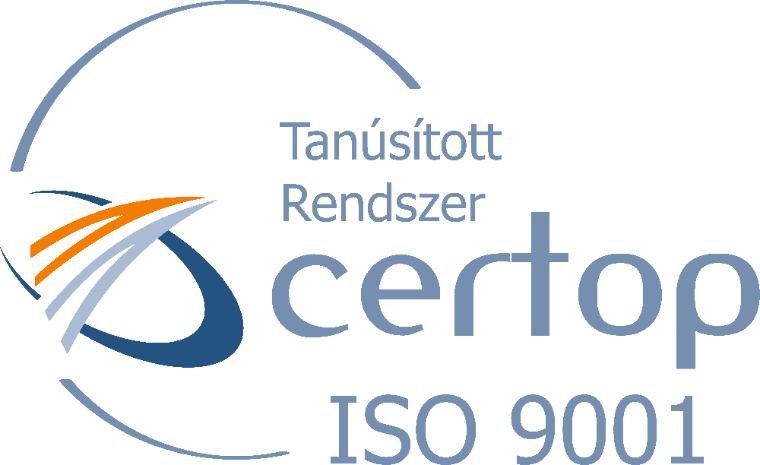 CERTOP tanúsított rendszer — ISO 9001
